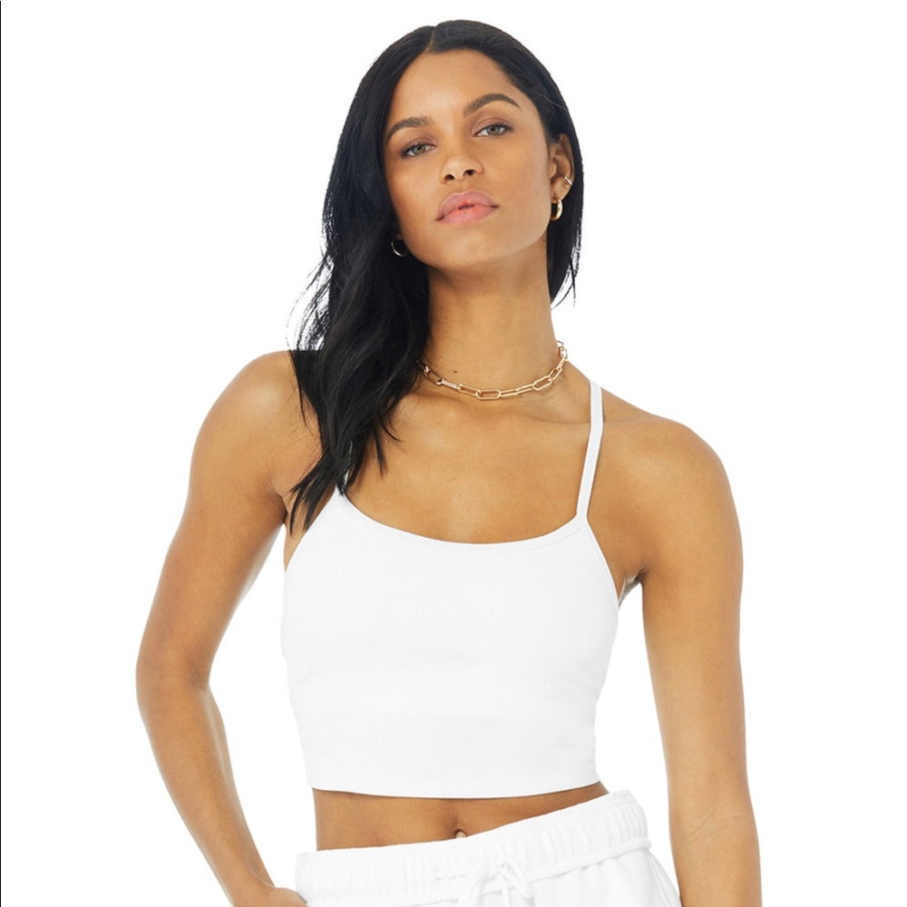 Alosoft Ribbed Crop Calm tank